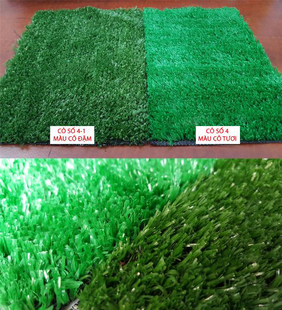 Thảm cỏ mỏng mẫu số 4 và 4-1 (1cm)